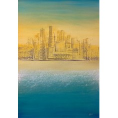 Irtiza Kazmi, 20 x 30 inches, Acrylics on Canvas, Landscape Painting, AC-IRTK-055